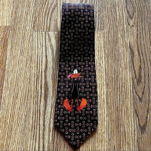 𝅺Vintage 90s Daffy Duck Mania Necktie